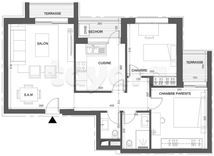 Appartement S+2 à ben arous-saint jacques