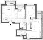 Appartement S+3 à ben arous -saint jacques