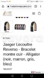 bracelet montre Jaeger-le coultre