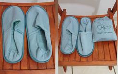 Des claquettes en coton neuves