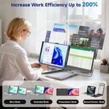 Extension d’écran pour ordinateur portable, moniteur portable ultra-fin 14 pouces FHD 1080P