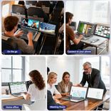 Extension d’écran pour ordinateur portable, moniteur portable ultra-fin 14 pouces FHD 1080P