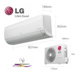 🔵LG Dual inverter ch/f 12-18-24 (avec installation)
