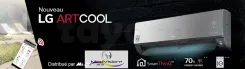 👉Climatiseur LG 12/18/24 Artcool-Mirror DUAL inverter Ch/F