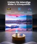 Mini Vidéoprojecteur avec Batterie Intégrée & Android TV Smart cacheté avec facture et garantie