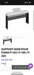 PIANO NUMERIQUE YAMAHA P145 AVEC ACCESOIRES (d'occasion comme neuf)