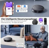 Robot aspirateur avec fonction serpillère 3 en 1, Aspirateur robot avec 2 brosses, puissance d’aspiration de 3000 PA cacheté avec facture