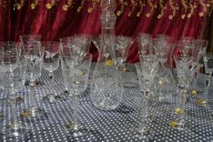 service Cristal & plateaux,Ménagère...