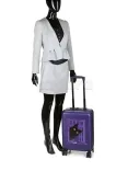 Deux Valises importés cabine 55cm Violet Aérial Color